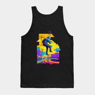 Lineman Design for Power Lineman Tank Top